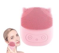Purificador de lavado facial, purificador de cara de silicona | Purificador facial eléctrico en forma de - Cepillo de lavado facial recargable, exfoliante impermeable para el