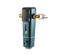 Purificador de prefiltro for toda la casa Filtro agua sedimentos con centrifugado hacia abajo Sistema central Lavado a contracorriente Malla acero inoxidable(DN15)