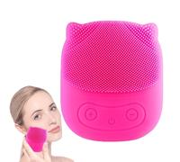 Purificador facial de silicona, depurador exfoliante facial - Purificador facial eléctrico en forma de - Cepillo de lavado recargable para una limpieza profunda de la piel, cepillo