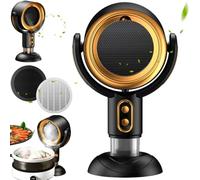 Purificador Puffhide, ventilador de humo Puff Hide, purificador Puff Hide real, ventilador purificador Smoke Away, ventilador de humo Puffhide real, for eliminar olores y humo de la habitación.(Black)