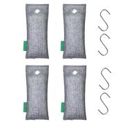 purificadora de aire de carbón, absorbente de olores para coche y uso en interiores, diseño de de carbón activado reutilizable, tela de lino transpirable de larga duración, relleno de