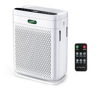 Purificadores de aire para el hogar, habitación grande con control remoto, hasta 3000 pies cuadrados, H13 Hepa purificador de filtro de aire de doble cara con pantalla PM 2.5, sensor de calidad del