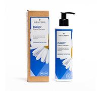 PURIFY Champú Pelo Graso Sin Sulfatos ni Parabenos ni Siliconas, Champú Natural Vegano para Cabello Graso, Raíz Grasa y Puntas Secas, Regula Sebo, Limpieza y Frescor, 250 ml