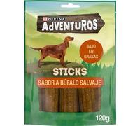 Purina Adventuros Sticks Snacks, premios, chuches para perros, 6 bolsas de 120g