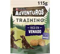 Purina Adventuros Training, Snacks de entreno, Aprendizaje, premios, chuches para Perros de Venado, 6 Bolsas de 115g