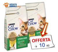 Purina Cat Chow → Adult, Esterilizados Pollo - 1,5/10 KG - Croquetas Gato Gatos