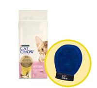 Purina Cat Chow Kitten Pollo 15kg + Guante de aseo - Cat Chow