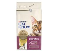 Purina Cat Chow Pienso para Gato Adulto UHT Tracto Urinario con Pollo, 6 bolsas de 1,5kg