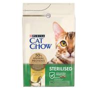 Pienso para gatos esterilizados CAT CHOW POLLO 3 kg