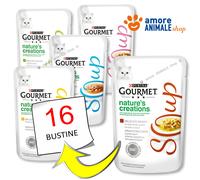 Purina Cat Gourmet Nature's Creations→ Soup - 40Gr - Sabores Variados - Gato