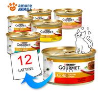 Purina Cat Gourmet Oro →Pastelitos (Cupcakes) Y Verduras- 85Gr - Jugo Variados -