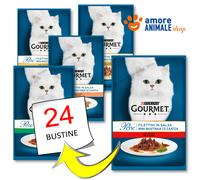Purina Cat Gourmet Perlas→ Filettini en Salsa -85 Gr - Sabor Variados - Para