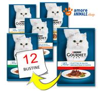 Purina Cat Gourmet Perlas→ Filettini en Salsa -85 Gr - Sabor Variados - Para