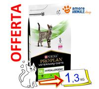 Purina Cat Pro Plan →Veterinary Diets Ha , Hipoalergénico - 1,3 KG - Gato Gatos