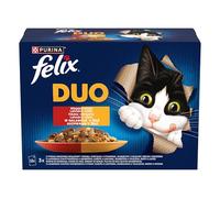 Felix Duo Sabores Campestres en gelatina con carne 12x85g