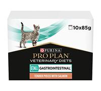 Purina Pro Plan Feline EN ST/OX Gastrointestinal Veterinary Diets con salmón - 10 x 85 g