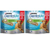 PURINA DENTALIFE Maxi Aperitivos para el Cuidado Dental para Perros, Reduce la formación de sarro y Mal Aliento, Pollo, Perros Grandes, 1 Unidad (1 x 426 g) (Paquete de 2)