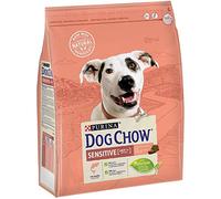 Purina Dog Chow Pienso para Perro Adulto con Digestión Sensible con Salmón, 4 bolsas de 2,5kg