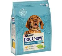 Purina Dog Chow Pienso para Perro Cachorro, Junior, Bebé con Pollo, 4 bolsas de 2,5kg