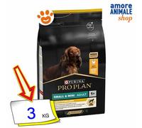 Purina Dog Pro Plan Adulto Pequeño Y Mini Ligero Esterilizado Pollo Perros 3 Kg