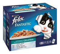 Felix húmedo gato fantastic festín mar gelatina 12x85 gr