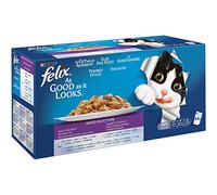 Purina Felix Fantastic comida para gato surtido variado Pack 44 x 100 g