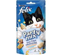 Felix Party Mix Delicias de Leche Snack para Gatos 8 x 60 gr