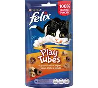 Felix Play Tubes Pollo e Hígado Snack para Gatos 8 x 50 gr
