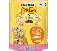 Purina Friskies - Comida para Gatos con Pollo, Pavo, Leche y Verduras, 12 Paquetes de 375 g