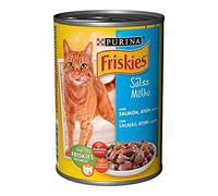 Purina Friskies en Salsa Comida para Gato Adulto con Salmón Y Atún, 24 X 400g