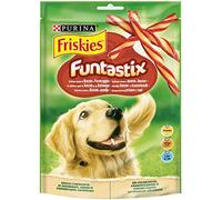 Friskies Purina Funtastix, Snacks, premios, chuches para perros, 6 bolsas de 175g