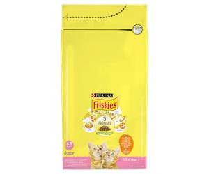 PURINA Friskies Junior Mezcla de pollo y pavo con leche 1.5kg