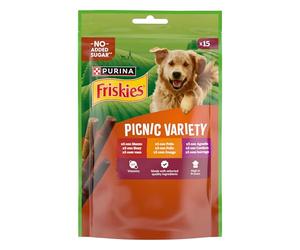 Purina Friskies Picnic Variety, Snacks, premios, chuches para perros, 8 bolsas de 126g