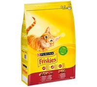Purina Friskies Pienso para Gato Adulto Buey, Pollo y Verduras 4 Kg