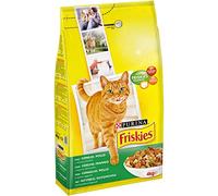Purina Friskies Pienso para Gato Adulto con Conejo, Pollo y Verduras, 4 bolsas de 4kg