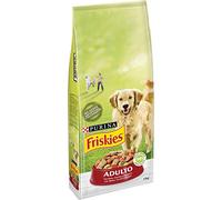 Purina Friskies Pienso para Perro Adulto Buey, Cereales y Verduras 15 Kg