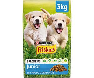 Purina Friskies Vitafit Junior Pienso para Perro Cachorro, Junior, Bebé con Pollo, 4 bolsas de 3kg