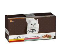 Purina Gourmet A la Carte Comida húmeda para Gatos, Surtido Variado, 12 Unidades (4 Bolsas de 85 g)