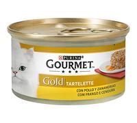 Purina Gourmet - Gold Alimento para gatos Tartalette con Pollo y Zanahoria, 85 g
