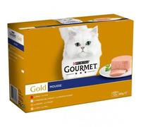 Purina Gourmet Gold Mousse Pack Surtido - Pack 12 Latas 85 gr