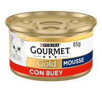 Gourmet Gold Mousse para gato - Buey - Cantidad: 24 x 85 g