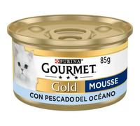 Purina Gourmet Gold Mousse con Pescado del Océano Gato Latas 12 x 85 gr