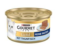 Gourmet Purina Gold - Pasta Fina para Gatos, alimento húmedo (12 latas de 85 g)