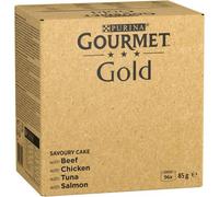 Purina Gourmet Gold Tartelette Pack Multivariedad Gato Latas 48 x 85 gr