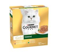 Purina Gourmet Gold Terrine Pack Surtido Gato Latas 8 x 85 gr