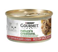 Purina Gourmet Nature's Creation comida húmeda para gatos buey 85 g