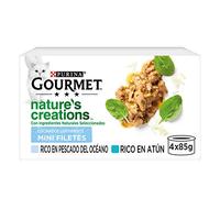 Purina Gourmet Nature's Creation Pack Pescado del Océano y Atún Gatos 48 x 85 gr