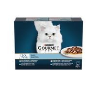 Gourmet Perle Duetos del mar - Alimento húmedo para gato - Cantidad: 8 x 85 g