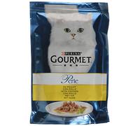 Purina Gourmet Perle - Filetes en Salsa - Comida húmeda para Gatos con Pavo, 85 g