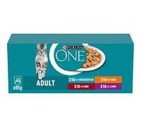 Purina One Adult bolsitas para gatos MIX sabores en salsa 40x85g